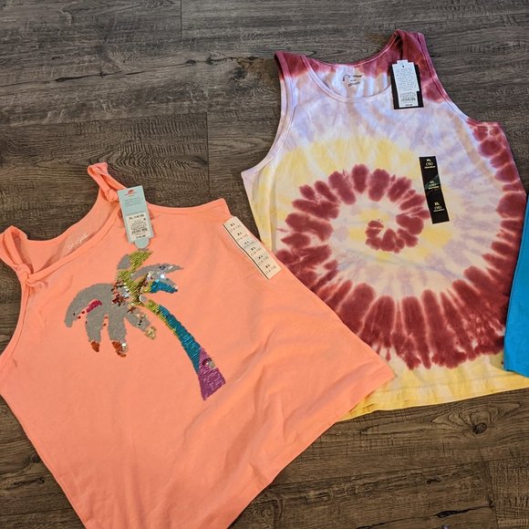 CAT AND JACK TANK TOPS SZ.XL( 14/16)